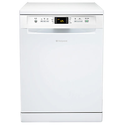 Hotpoint EcoTech FDFET33121P Freestanding Dishwasher, Polar White Hotpoint EcoTech FDFET33121P Freestanding Dishwasher, Polar White